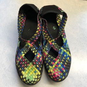 Serene Island Rainbow woven sandals